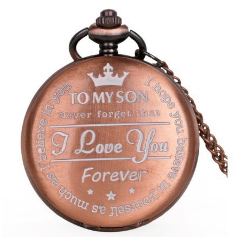 Engraved Vintage Quartz Pocket Watch Pendant Vintage Pocket Watch