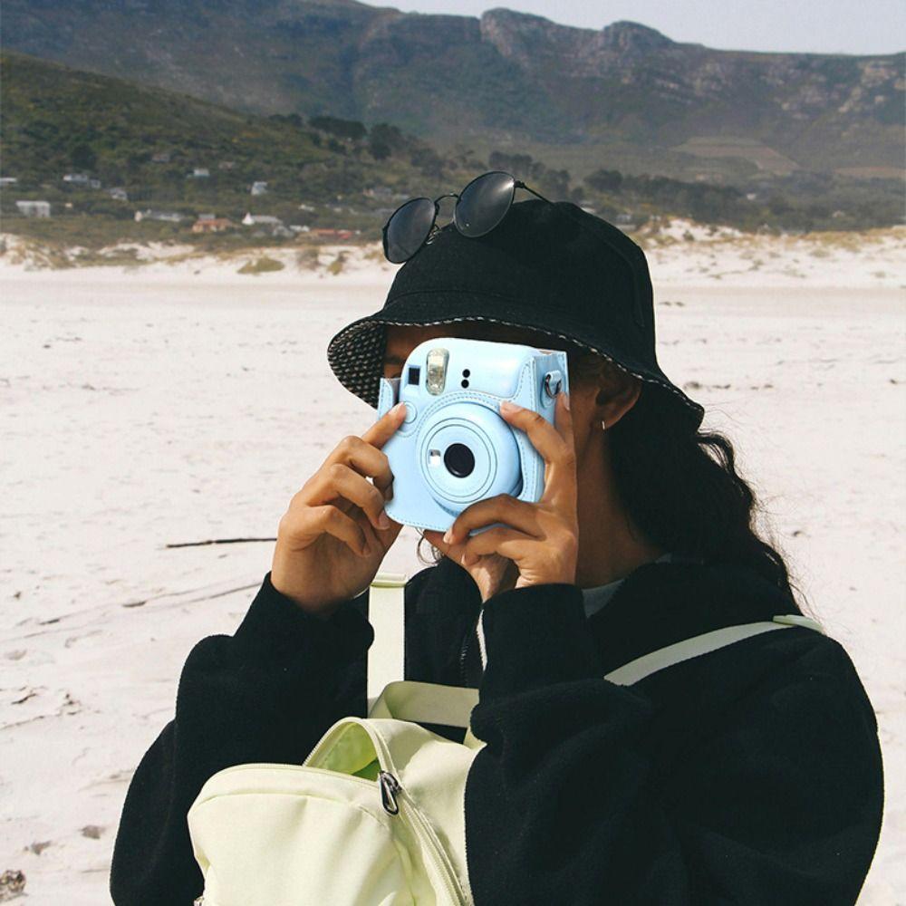 Adjustable Strap Photo Storage Bag Carrying Pouch for Fujifilm Instax mini 8/9/11/12 Travel