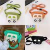 Adorable Cartoon Car Children's Chest Bag Lightweight Nylon Snack Pouch For Kids