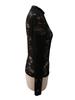 Spring Versatile Lace Slim Outerwear T Shirt Long Sleeve Base Layer Hollow Out Slim Fit Fashion Daily Basic Casual Slim Fit Ladies Elegant Top