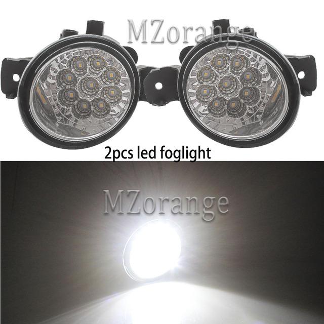 2pcs Led Fog Lights Assembly for Renault Symbol Clio Master Laguna Grand 1998-2014 2015 Halogen Headlights DRL Car Accessories