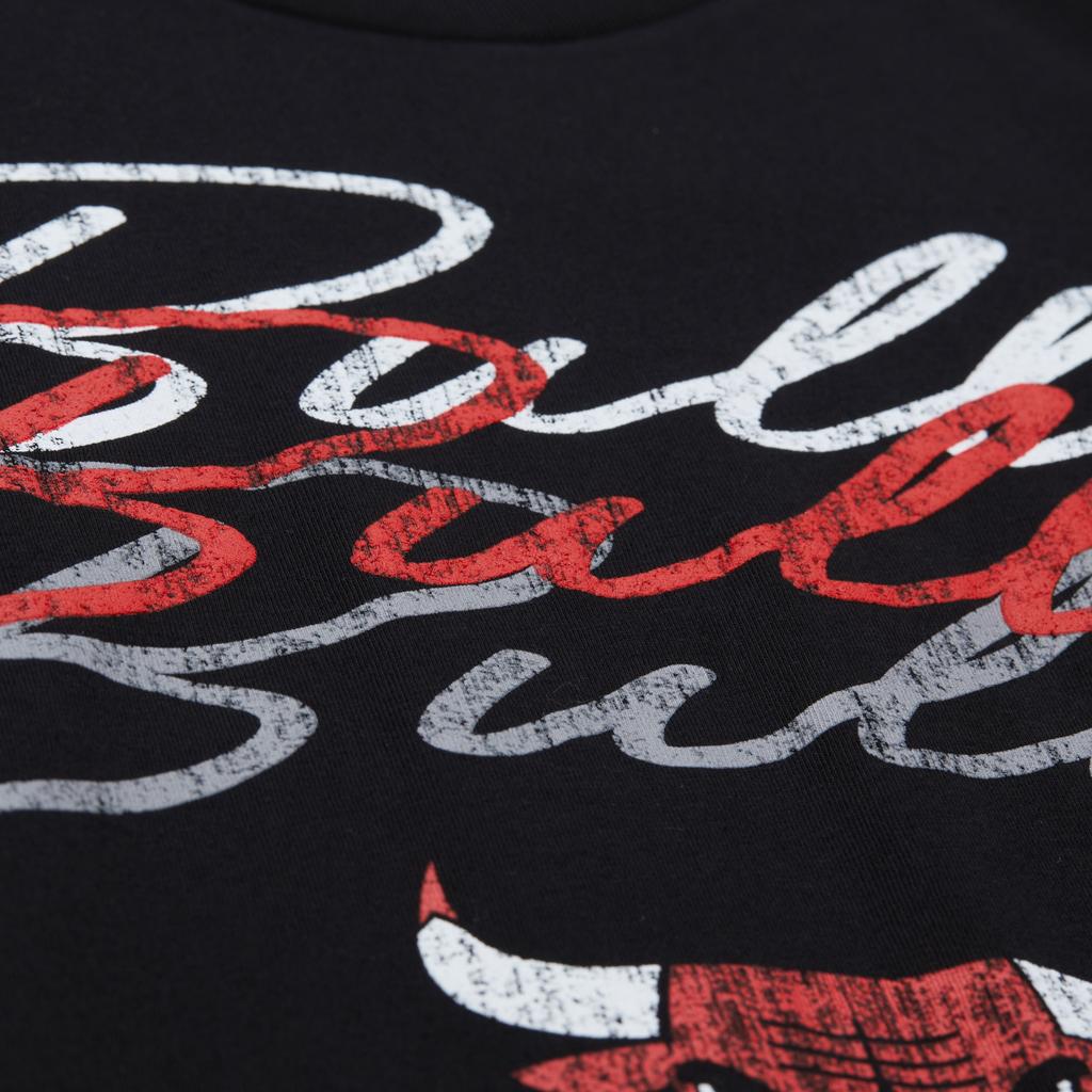 Mitchell & Ness x NBA 100% Cotton T Shirt Unisex Black MN25ATS30CB