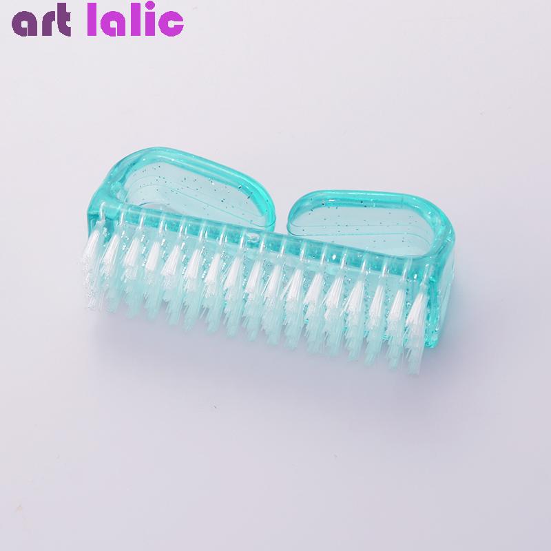 1Pc Große Nail art Pinsel Maniküre Pediküre Weiche Entfernen Staub Tipps Zehen Zubehör Werkzeuge Für Nagel