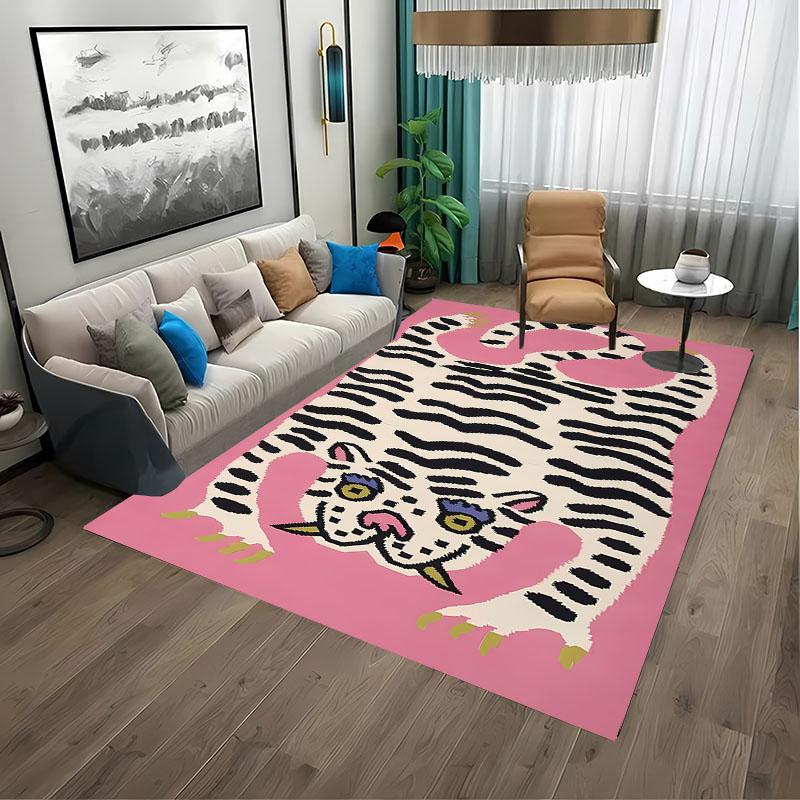 Classic Vintage Art Ancient Egypt Colorful Abstract Animal Area Rugs for Living Room Bedroom SofaDoormat Decor,Kids Non-slip Mat