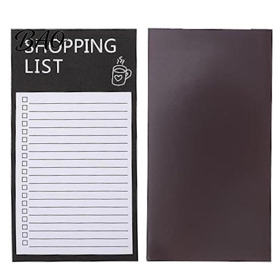 Magnetic Refrigerator Checklist Pad Notepad, Tear-off Routine Planner, Daily To-Do Office Message Reminder Board Planning Memo for Home And