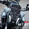 For YAMAHA MT07 FZ07 MT 07 2021 2022 2023 2024 Front Wind Deflector Windscreen Cover Guard Windshield MT-07 With Bracket