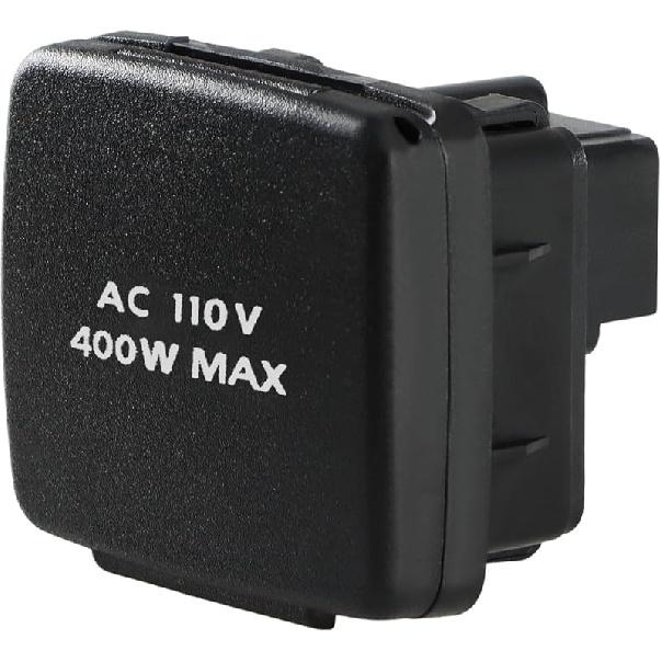 Center Console Power Outlet Plug 110V/150W Rear AC Outlet Socket Assembly Compatible With Ford F-150 2010-2014, F-250 350 450 Super Duty 2011-2016,