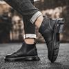 New Fashion Autumn And Winter Men's High Top Martin Boots Students Male Boys Trending Soft Sole Work Shoes Labor Protection Martin Sneakers