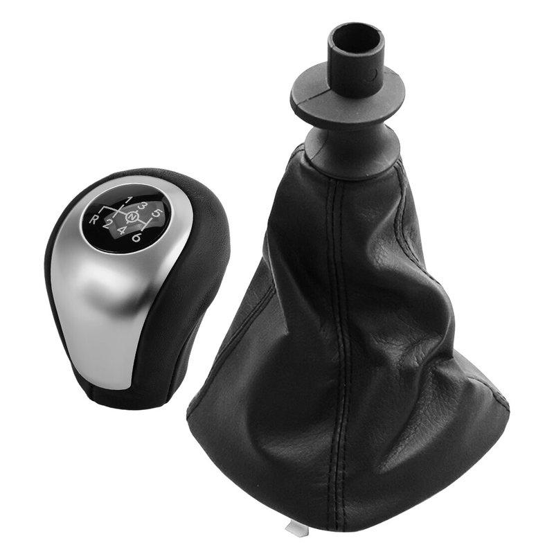 Gear Shift Knob Shifter Handle PU Leather 6 Speed Manual Gaitor Boot Fit for Mercedes Benz W447 Vito 2017 2018