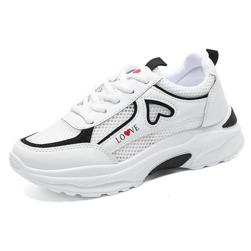 22 mesh shoes hollow single mesh sports shoes breathable casual shoes thick-soled summer mesh shoes 35