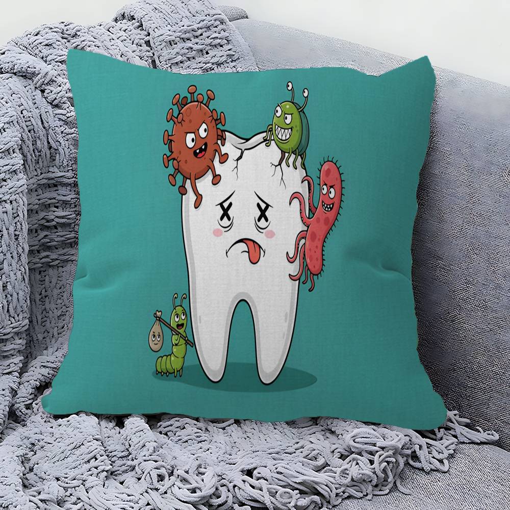 

The Dentist Cushion Cover Pillowcase Upholstery Sofa Throw Pillow Home Decor Pillowcas 30x30 cm