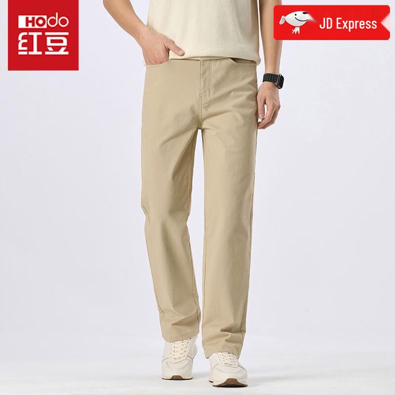 Hodo Men s 98% Cotton Light Business Casual Stretch Pants 28 хаки