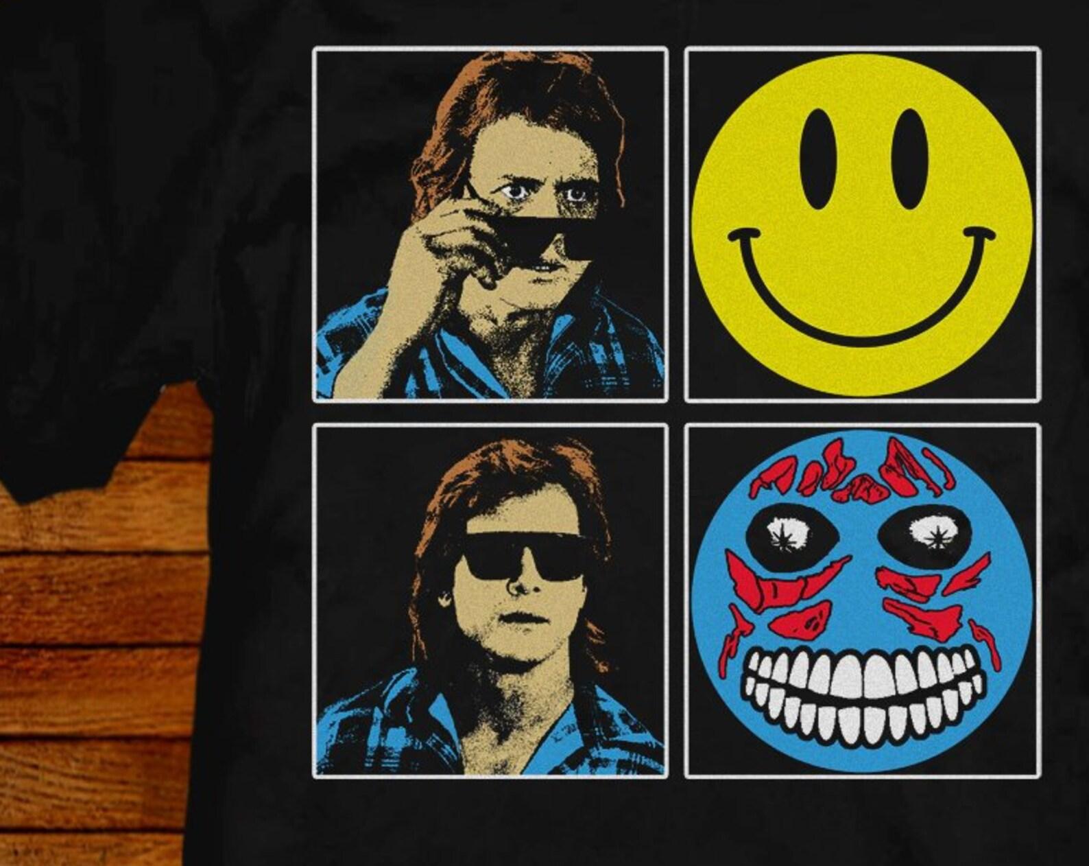 They Live T shirt: Roddy Piper, John Carpenter Movie Pop-Art Parody M