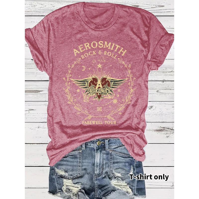 Rock-style Fashionable Casual Daily Vintage 3D Printed T-shirt Short-sleeve Creative Novelty T-shirt