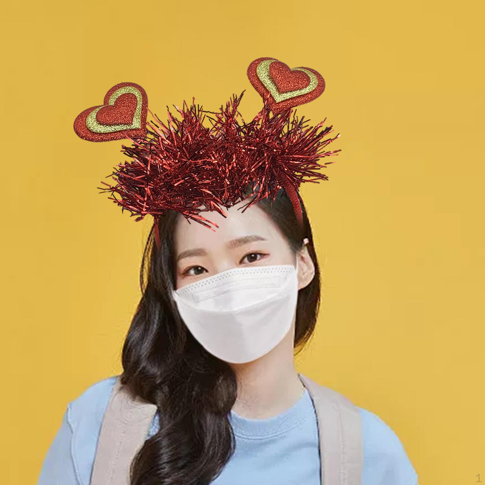 Festive Heart Headband for Special Occasions Heart