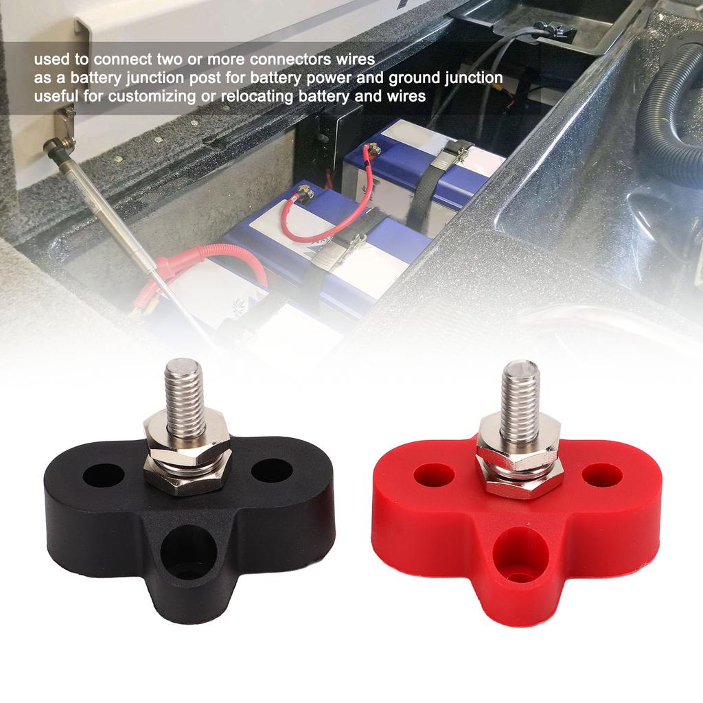 48V Power Distribution Studs Battery Power Ground Junction Post Bus Bar Connector