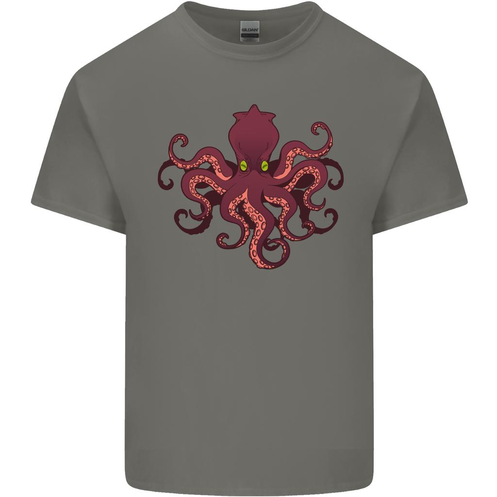 Octopus Cthulhu Kraken Squid Scuba Diving Unisexs Light Cotton TShirt