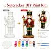 Diy Christmas Santa Claus/Snowman/Deer Plaster Figurine Painting Kit Kids Graffiti Paint Set Toys Holiday Keepsake Gift Ornament