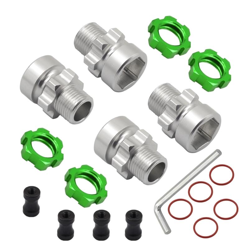 Simulated Car Metal Adapter Upgrades for 1/10 Remote Car for Truck Model Car Control Hub Upgrades 17mm Hub