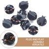 10 PCS Car trument Indicator Lamp Socket, T10 Twist Lock Socket, Twist Lock Wedge License Plate Light Micro Vehicle Reading Light Adapter Lamp