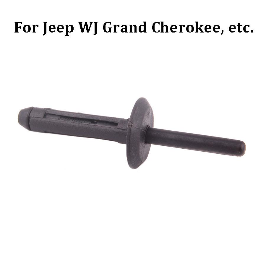 100PCS Big Size Nylon Blind Rivet Fastener Bumper Clip 34201631 Fit For Jeep WJ Grand Cherokee