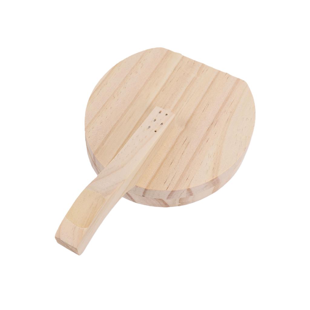 Wooden Tortilla Press Ergonomic Handle Wooden Tortilla Maker for Homemade Roti Chapati Burritos Pizza