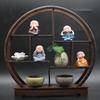 Zen Monk Figurine Ornament for Home Decor - Perfect for Living Room, Office, or Gift Displays