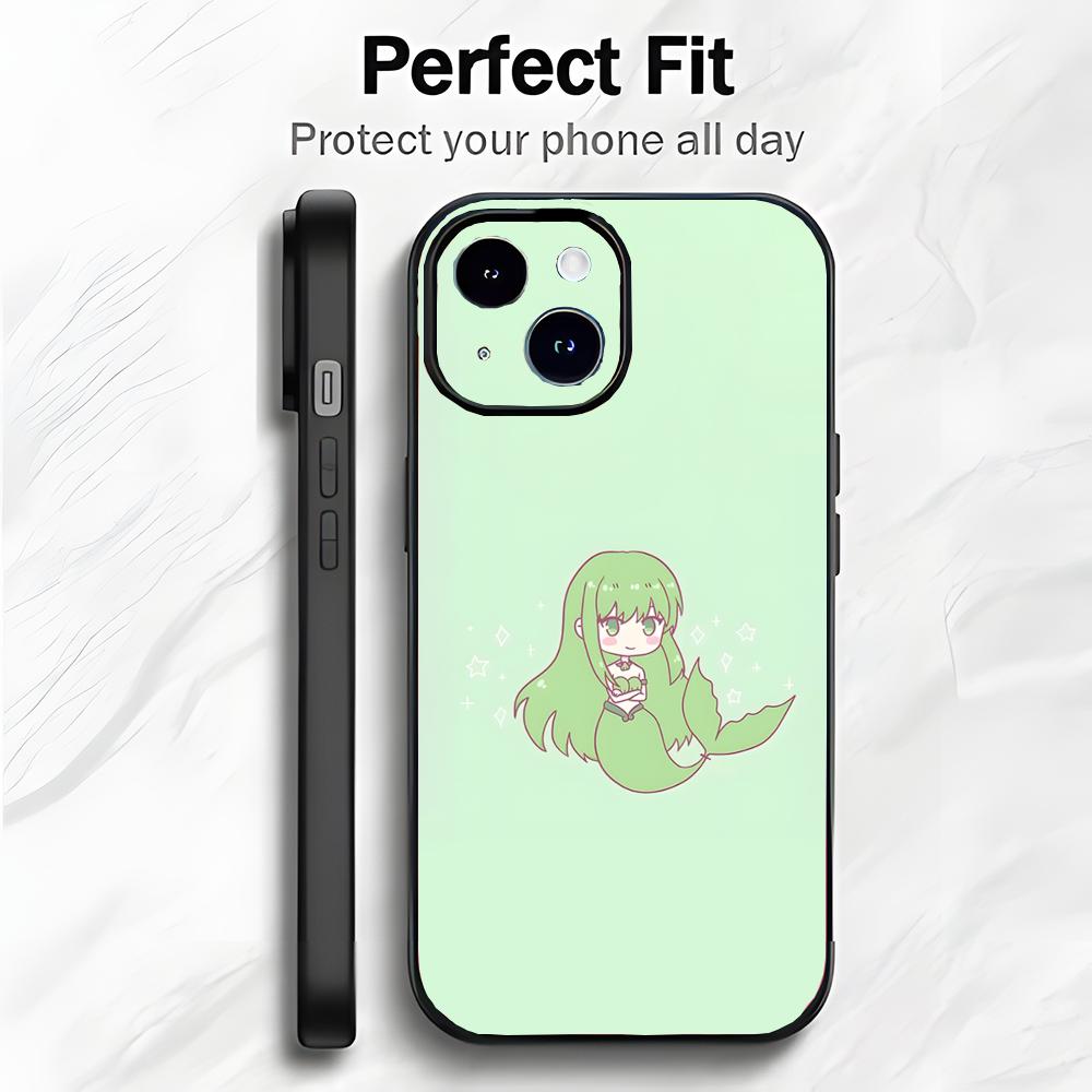 Magische japanische Anime M-Mermaid Melody Handyhülle Handyhülle Weiche Verpackung Leicht für iPhone17 16 15 14 13ProMax