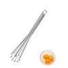 10/12 Inch Kitchen Egg Beater Stainless Steel Ball Mixer Manual Metal Egg Beater for Cooking Mixing Kitchen Necessities