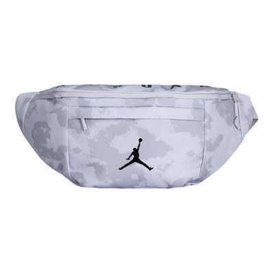 Sac Bandoulière en Polyester, Sac Sling, Sac Banane Régulier Unisexe Bleu Gris Jordan JD2423043AD-002