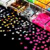 Y2K Mini Star Nail Sequins 12 Grids Shiny Glitter Flakes Manicure Accessories for Home DIY & Salon Use