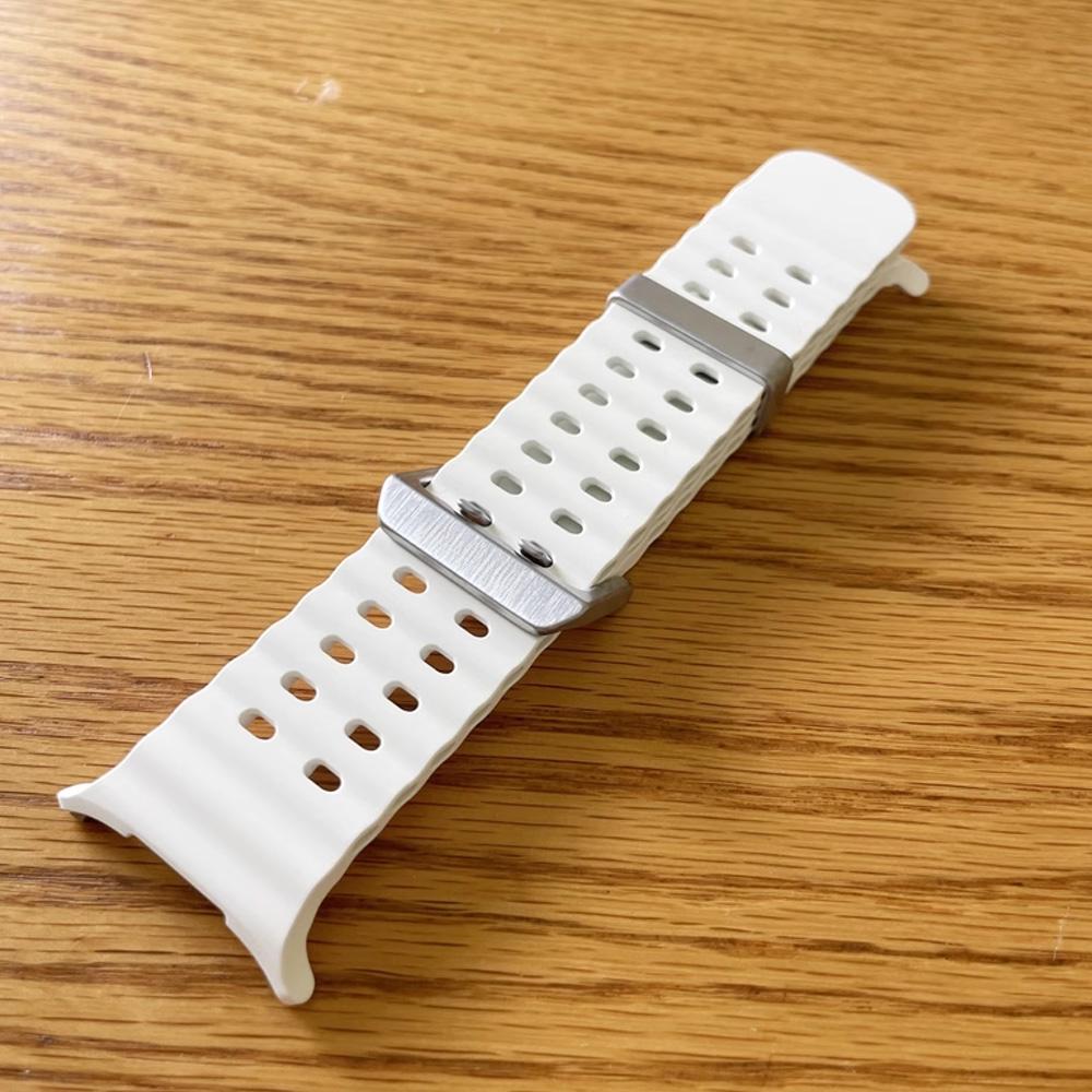 Sport Band For Samsung Galaxy Watch Ultra 47mm silicone Bracelet NO Gaps Ocean Watchband Accessories aquatics Watch7 47 mm Strap