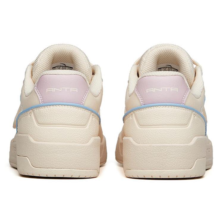 Anta Low top Skateboard Shoes Women's White Purple Blue 922218067-4