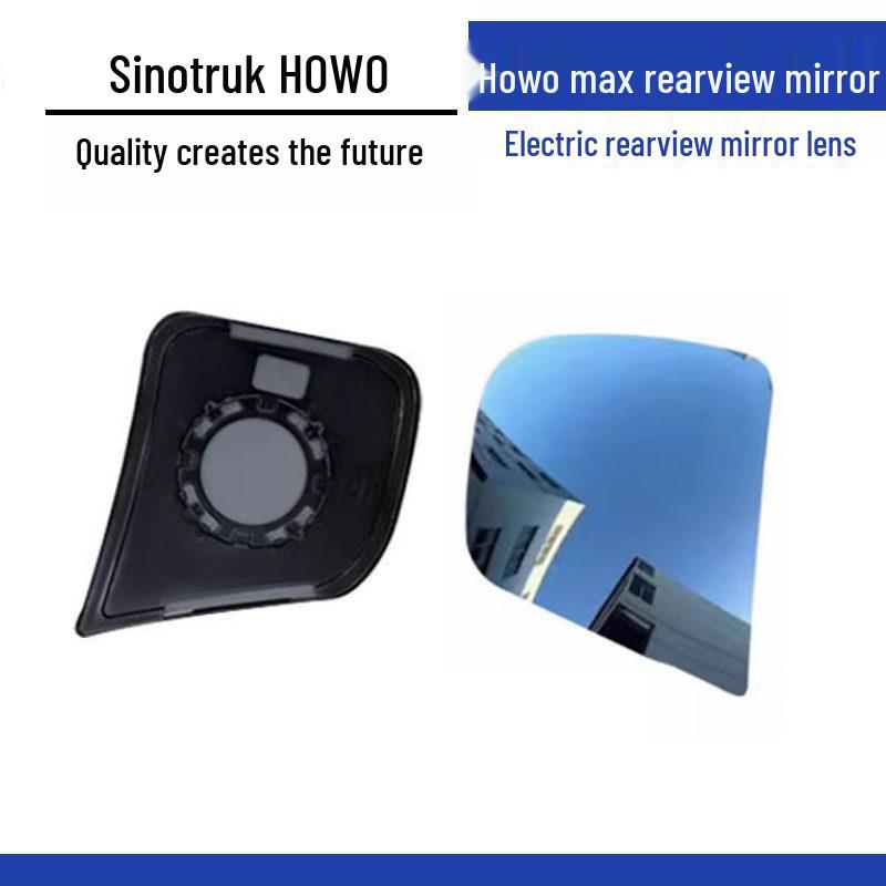 Heated Rearview Mirror for Sinotruk Howo MAX with Large and Small Reflective Lenses Standard