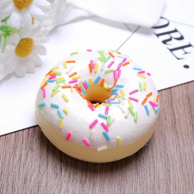 6pcs Donut Imitation Dessert Food for Decoration Display Window Display, Kitchen Display Party Gift Decor Hanging Ornaments
