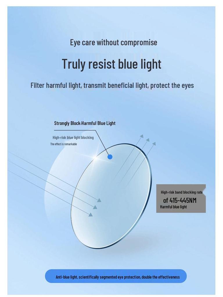 Liliwei Ultralight Semi-Titanium Retro Browline Anti-Blue Light Business Eyeglass Frame.