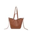 Trend Lychee Pattern Tote Bag Women's Spring Texture Large Capacity Commuting Shoulder Messenger Bag