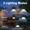 20LEDs Solar Wall Lamp PIR Motion Sensor Outdoor Light IP65 Waterproof Auto On Off Solar Security Lamp for Garden Fence Pathway