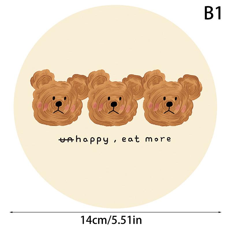 

Bear Coasters Creative Ceramic Heat Insulation Mats Simple Household Absorbent Anti-scald Pot Mat Kitchen Home Accessories