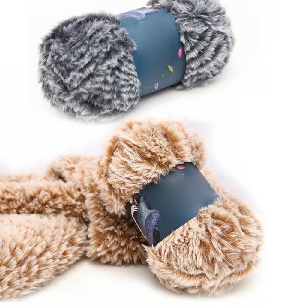 Knit Yarn Fur Ball Sewing Supplies DIY Prop Colorful Softness Wool Sew Tool Clothing Multipurpose Hat Knitting Tools