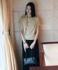 Siyajyu Sikn2178 Cowl Scarf Knit Top_Beige