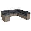 VidaXL Garden Lounge Set with Cushions 11 Pcs, Patio Sofas, Patio Furniture Set, Outdoor Furniture, Grey 3249719