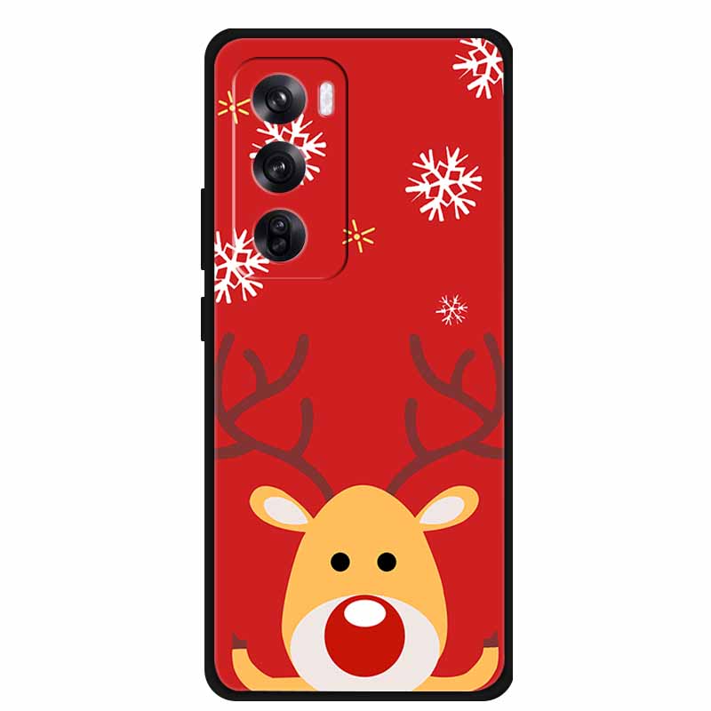 2024 Christmas Phone Cases For Oppo Reno12 Pro 6.7"Cases Soft TPU Silicone For Oppo Reno12 5G Cover Bumper Funda Reno12 12Pro 5G