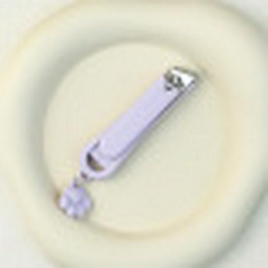 Cute Cat Paw Nail Clippers with Pendant - Portable, Splash-Proof, Women’s Manicure Tool