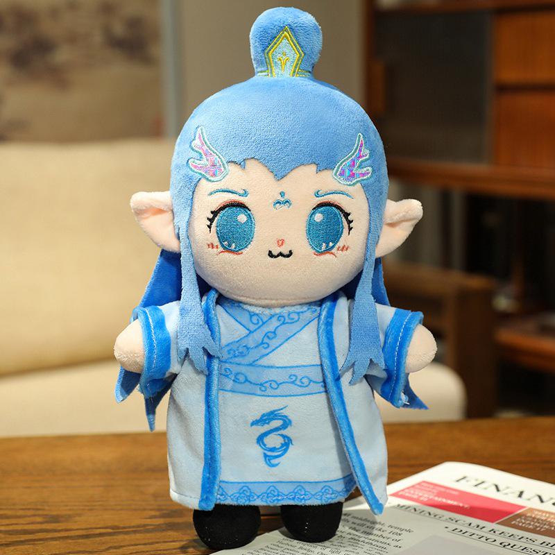 Nezha Plush Toy: Cute Third Prince Doll, Stuffed Comfort Toy, Ideal Children's Birthday Gift