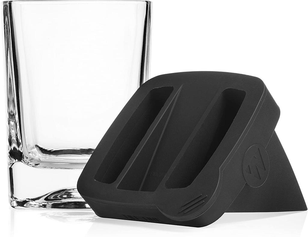 Morning Place Old-Fashioned Glass with Silicone Ice Mold, 240ml (1 piece)