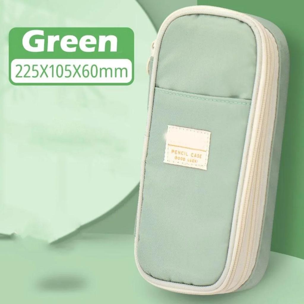 1 Pc Pencil Case Pen Bag Large Capacity  Pocket Pencil Case Fold Stationery Storage Bag Stationery Box