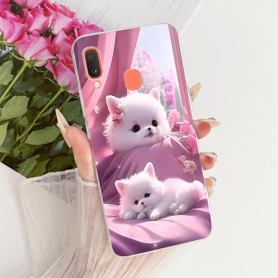 For Samsung Galaxy A20 A20e A20s Case Cute Lion Fashion Painted Cover Soft Silicone Case For Samsung A20 A 20 s Galaxy A20e Bags