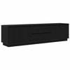 VidaXL Meuble TV avec lumières LED chêne noir 193,5x41x50 cm, support TV, meuble télé, meuble multimédia, banc TV, meuble 3328436