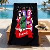 Custom Name Fantasy Heroes Stylish Digital Printing Beach Towel Quick‑Drying Absorbent Blanket for Beach Pool Gym Travel